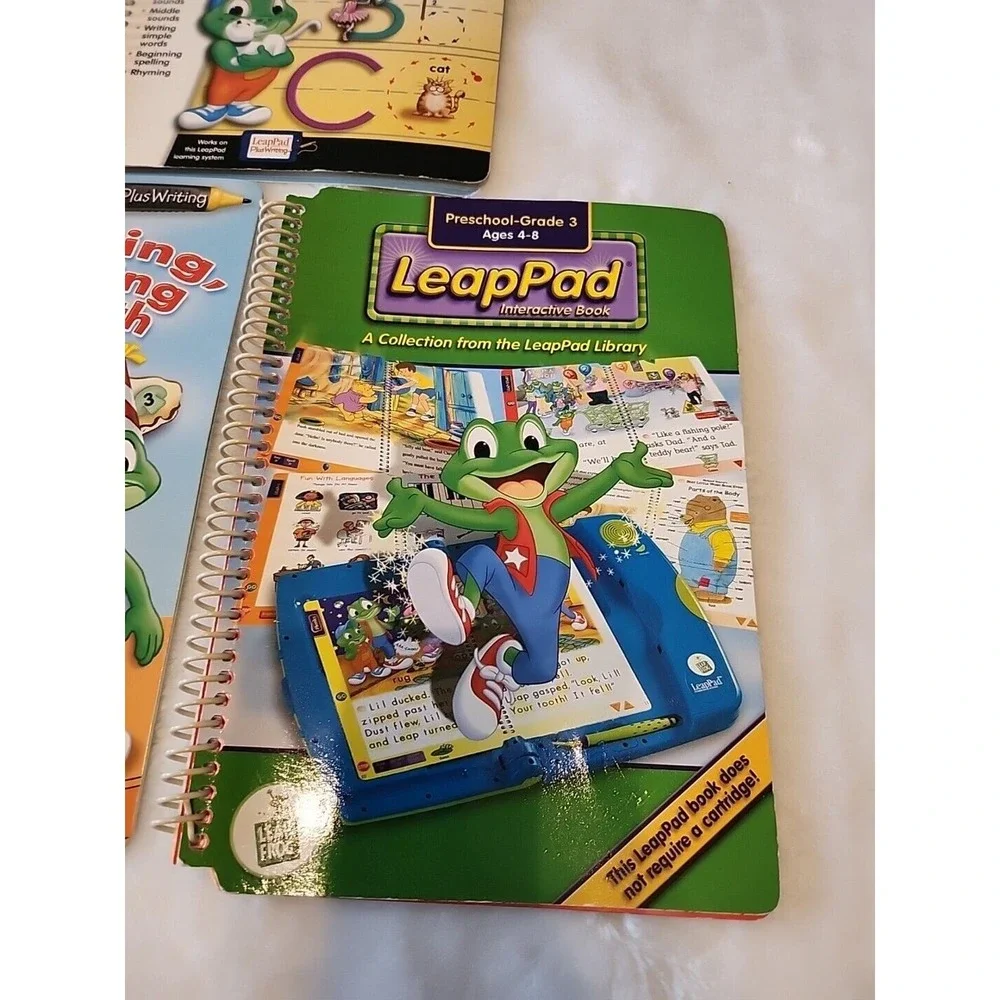LeapFrog‎ Lot of 3 Books NO CARTRIDGES Reading